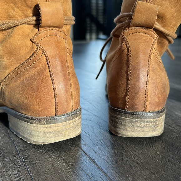 Hibou Frocata brown lace up boots size 36 - Picture 11 of 11